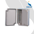 SAIP/SAIPWELL SP-PG-10P 110*75*40MM IP66 Caixa de terminal com 10 blocos de terminal, caixa de terminal de fibra com ouvido